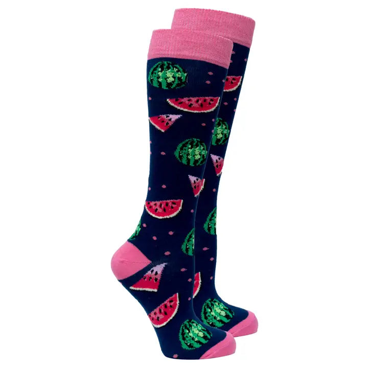 Socks N Socks Knee High Socks - Watermelon