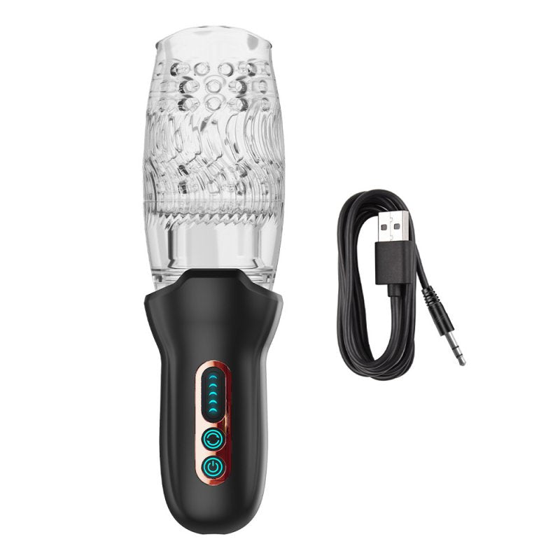 Warrior Rechargeable Spinning & Vibrating Masturbation Cup