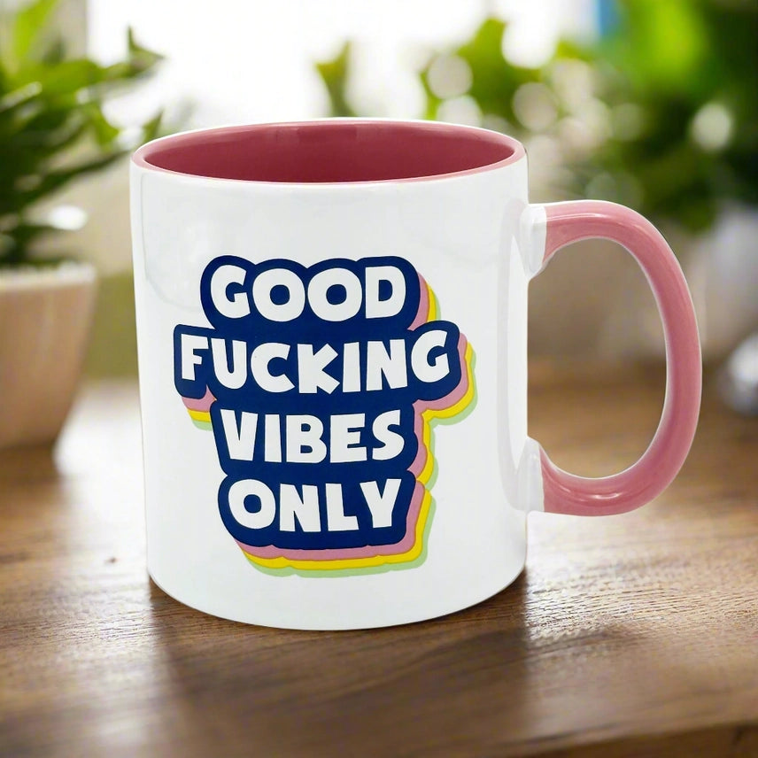 Attitude Mug Good Fucking Vibes Only 22oz