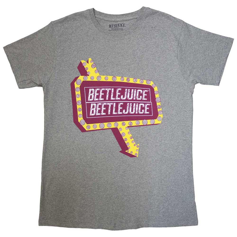 Beetlejuice Beetlejuice Sign T-Shirt - Asst. Sizes