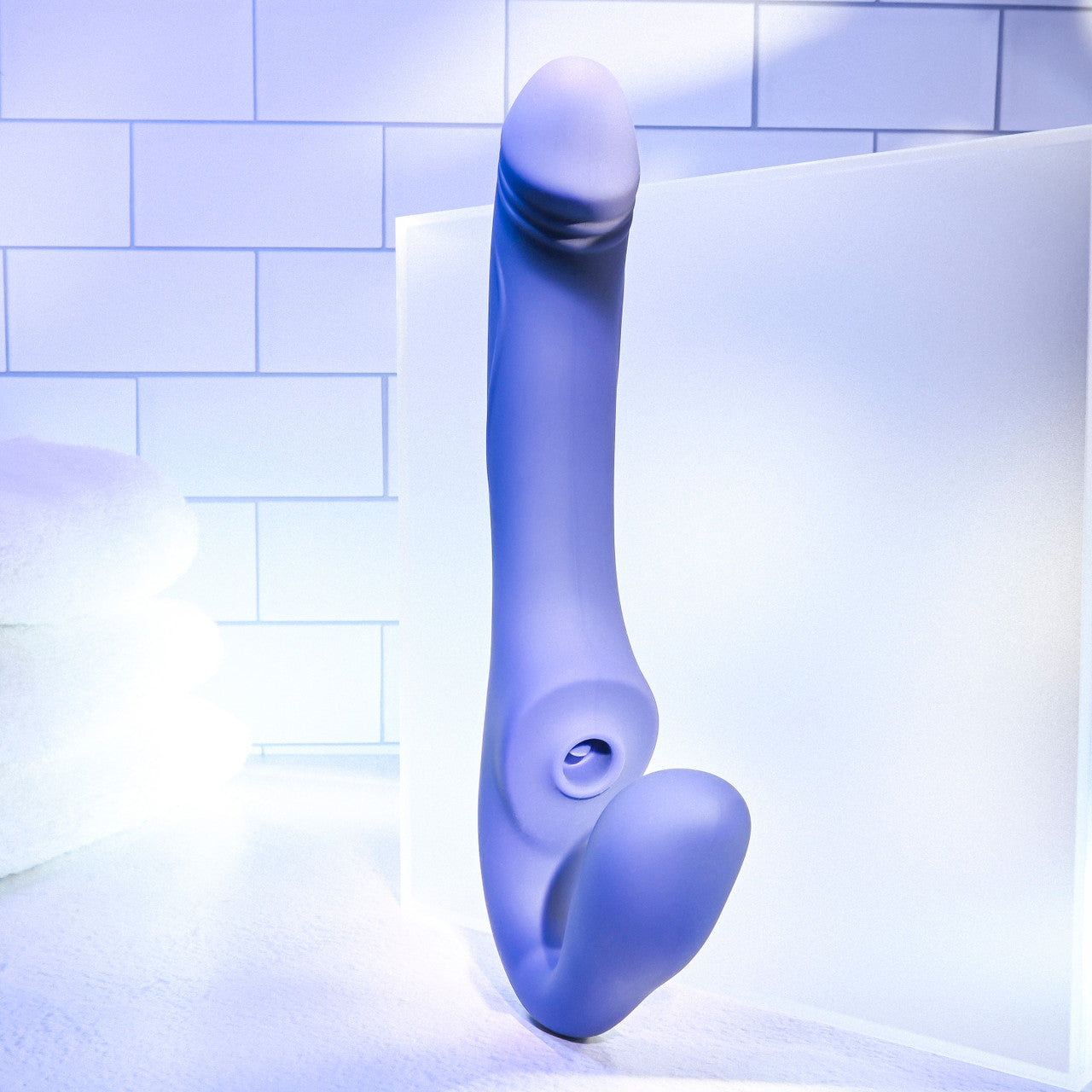 Evolved Novelties 2 Become 1 Strapless Strap On - Purple