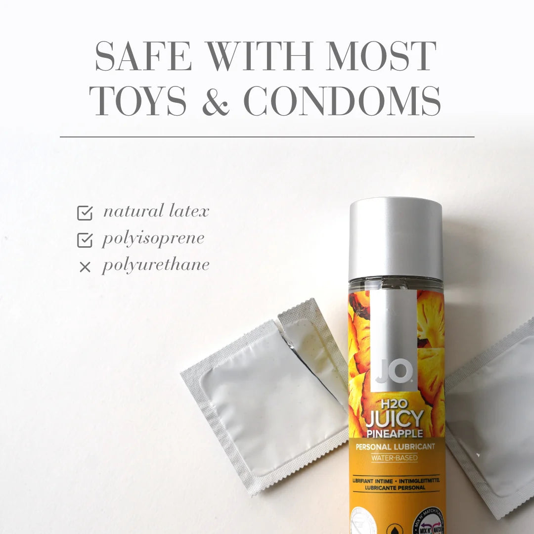 JO H2O Flavored Water-Based Lubricant Juicy Pineapple - Asst. Sizes Available