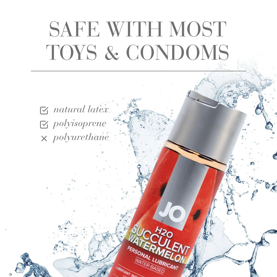 JO H2O Flavored Water-Based Lubricant Watermelon - Asst. Sizes Available