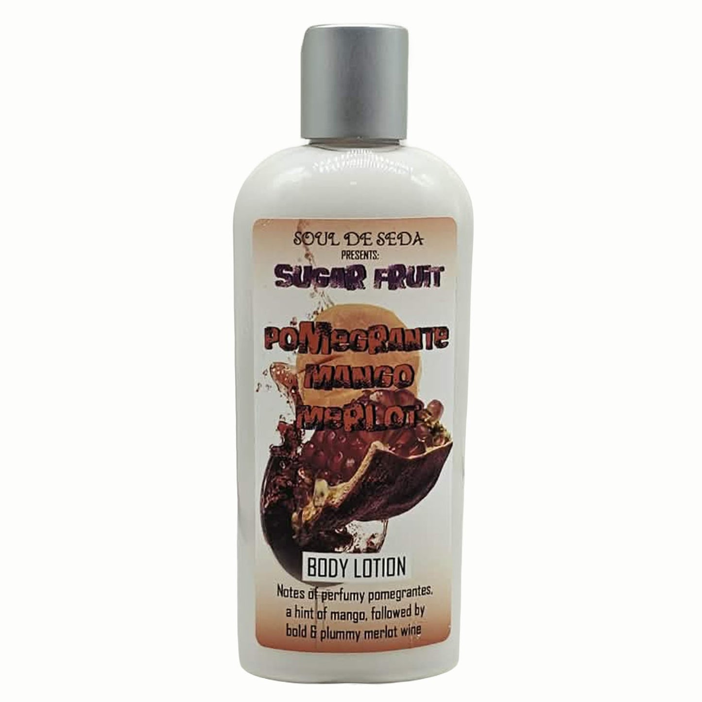 Soul De Seda Lotion Sugar Fruit Pomegranate Mango Merlot - 8floz