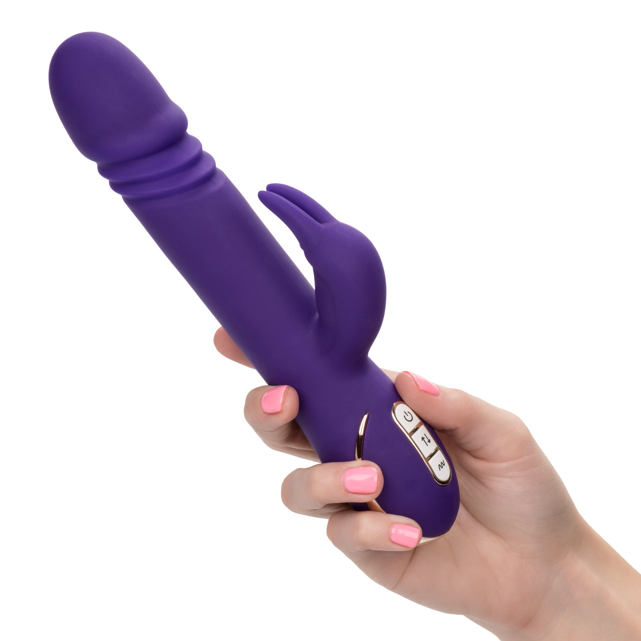 CalExotics Jack Rabbit Signature Silicone Thrusting Rabbit - Purple