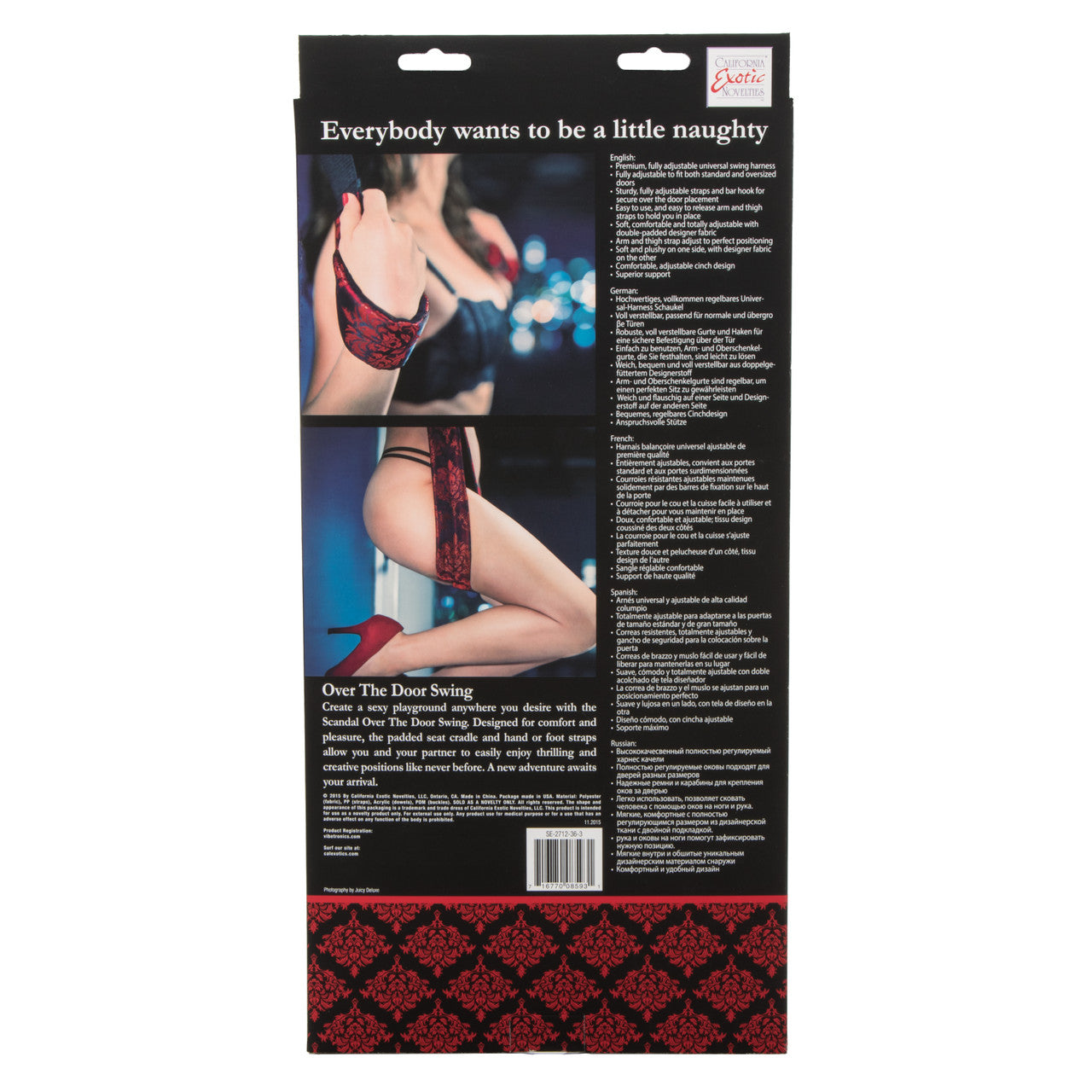 Scandal Over The Door Swing - Red - CLEARANCE