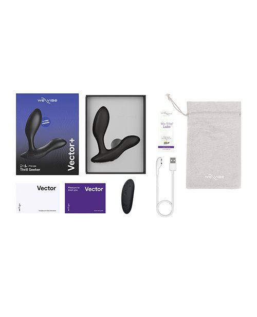 We-Vibe Vector+ Prostate Massager w/Remote Control - Pick Your Color