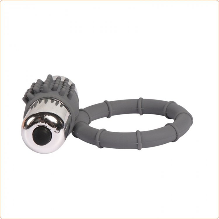 J's Playhosue® Playhouse Rings Stay Slate Vibrating Silicone Ring