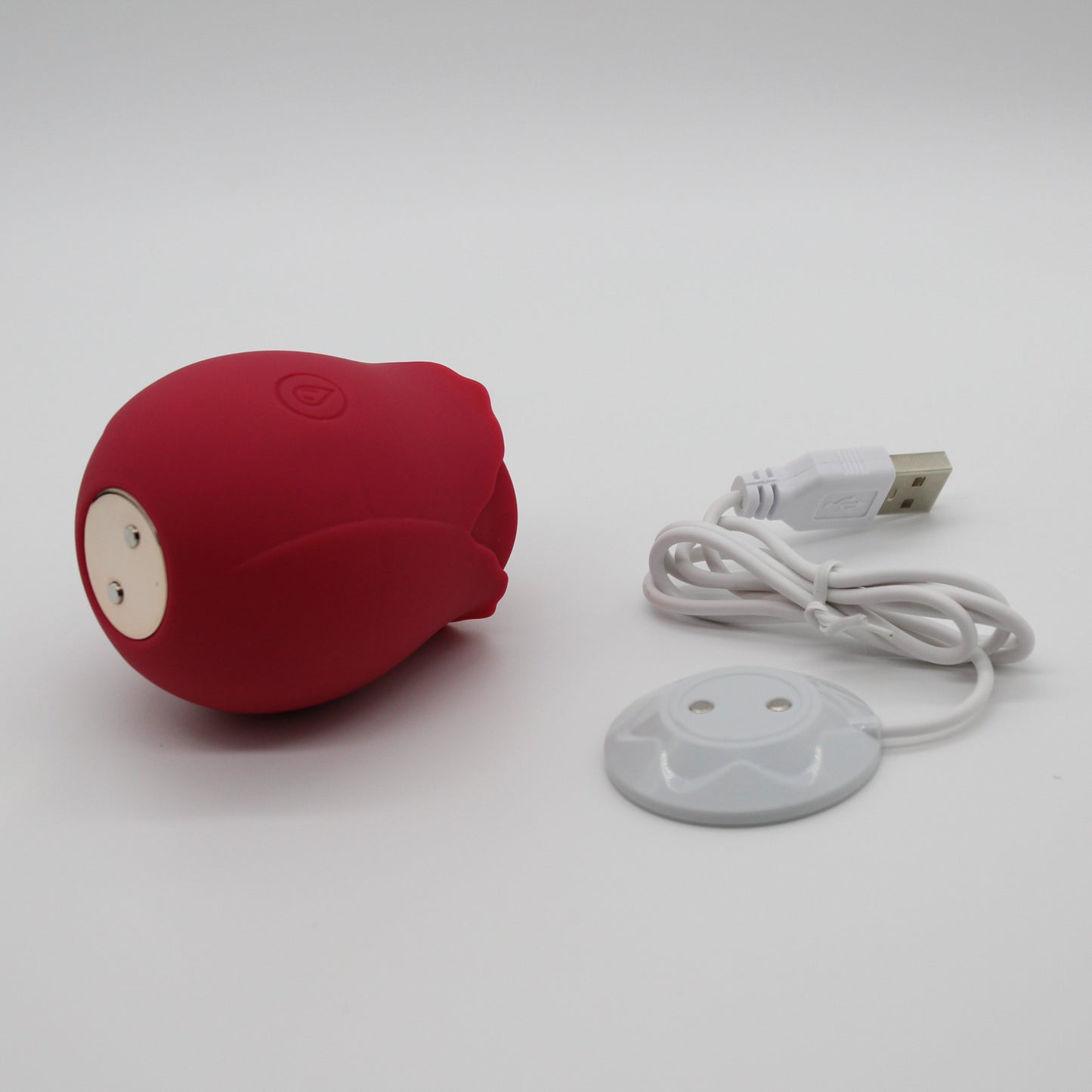 J's Playhouse® The Rose Air-Pulse Silicone Stimulator - Pick Your Color