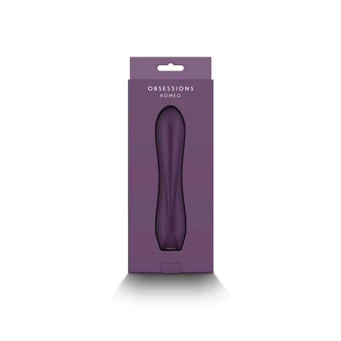 Obsessions Romeo Rechargeable Silicone Vibrator - Purple