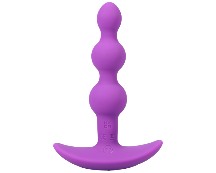 Doc Johnson A-Play Beaded Vibe Silicone Anal Bead Plug - Pick your Color