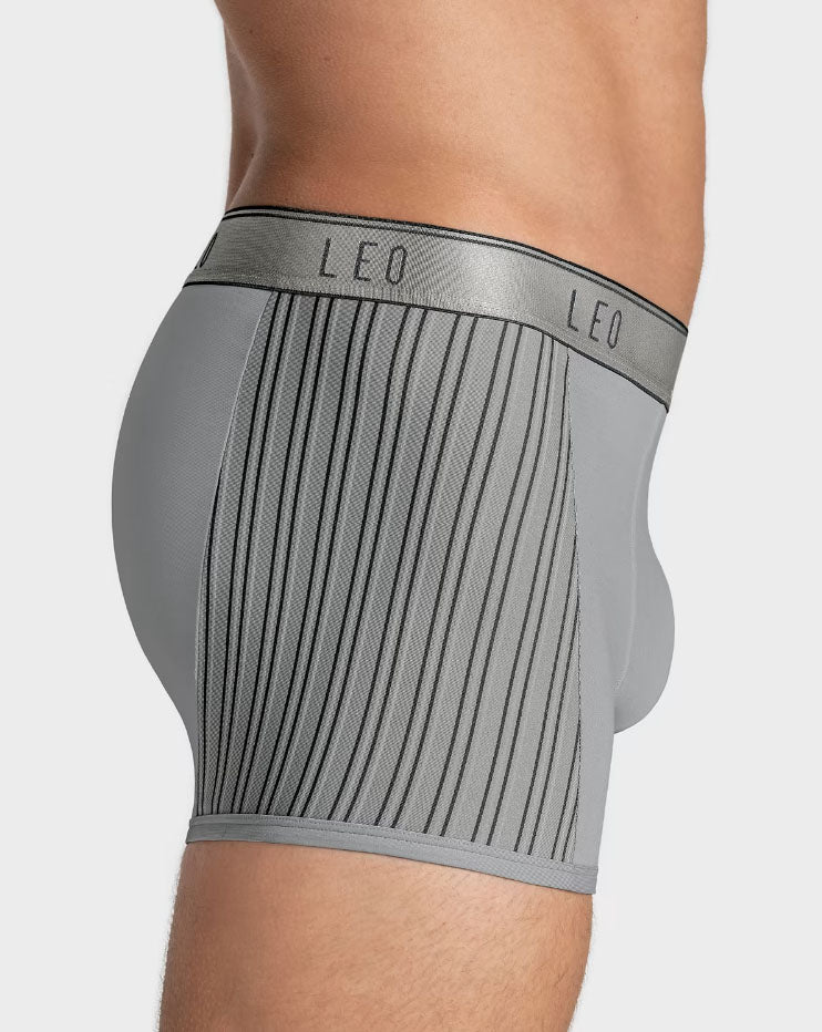 Leonisa Leo Perfect Fit Technology Boxer Brief - Light Grey
