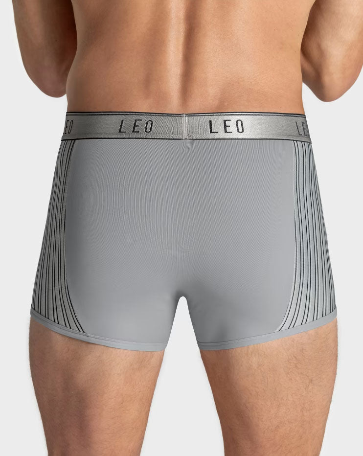 Leonisa Leo Perfect Fit Technology Boxer Brief - Light Grey