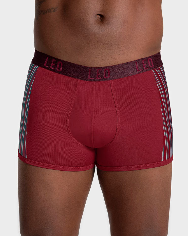 Leonisa Leo Perfect Fit Technology Boxer Brief - Wine