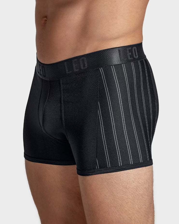 Leonisa Leo Perfect Fit Technology Boxer Brief - Black