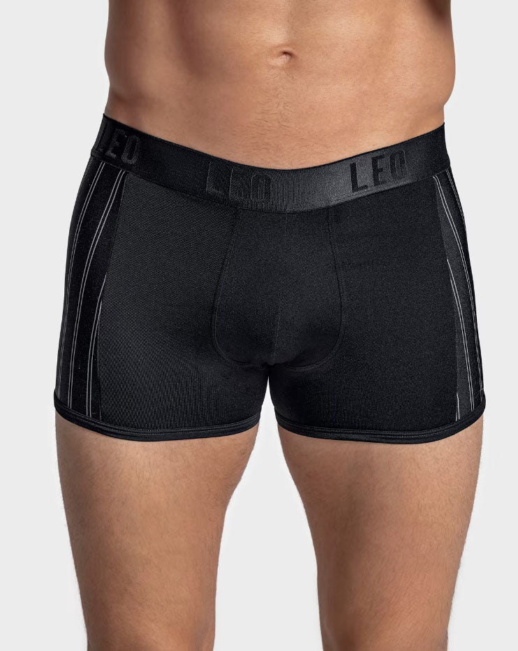 Leonisa Leo Perfect Fit Technology Boxer Brief - Black