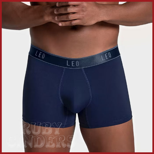 Leonisa Leo Microfiber Trunk with Ergonomic Pouch - Dark Blue