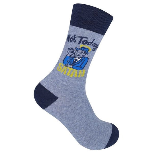 Funatic Not Today Satan Socks - Unisex One Size