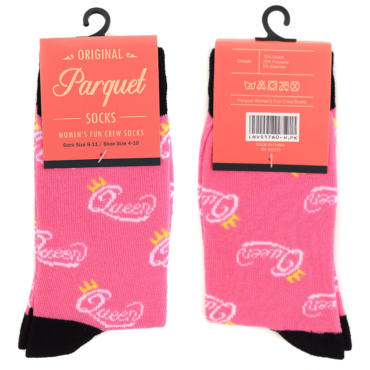 Parquet Women's Queen Novelty Socks