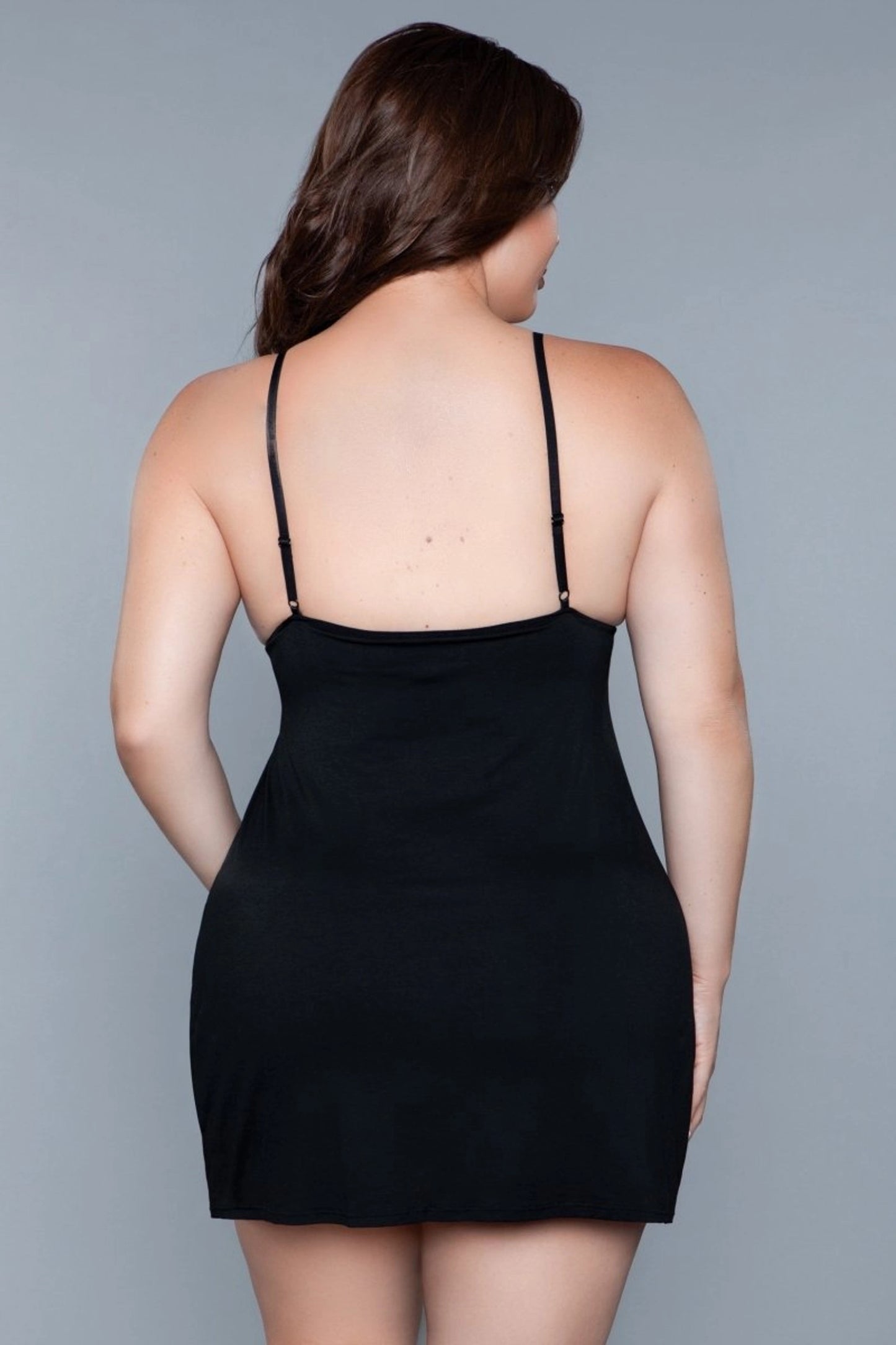 Be Wicked Wendy Chemise - Black - Asst. Sizes Available - CLEARANCE