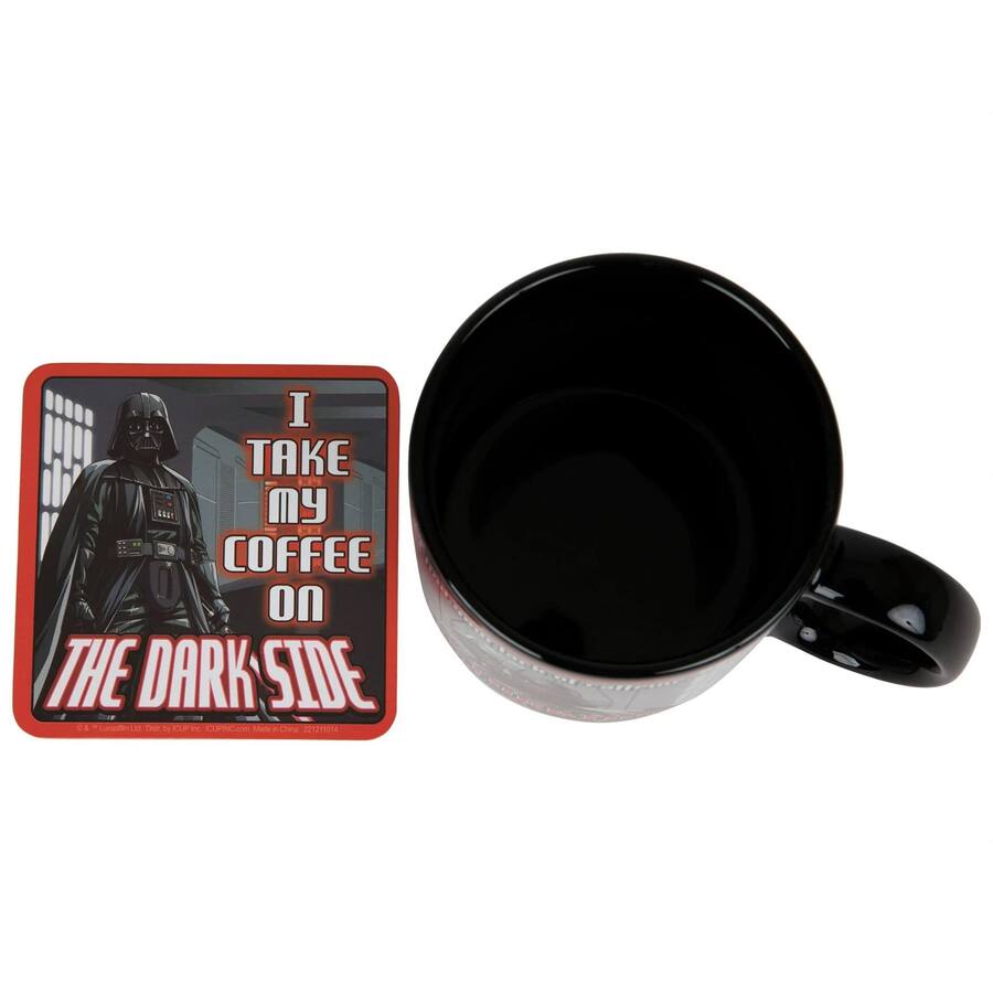 Star Wars Darth Vader 20oz Mug & Coaster Set CLEARANCE