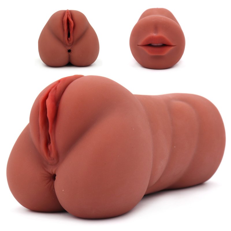 J's Playhouse® Playhouse Strokers All Her Holes Stroker - Chocolate