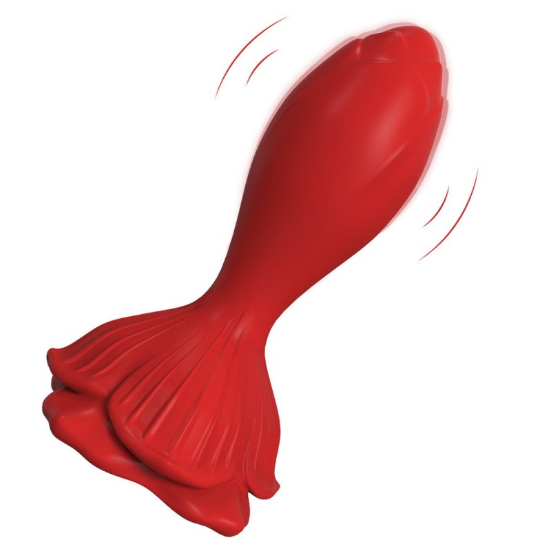 J's Playhouse® Rose Garden Rose Bud Vibrating Remote Plug