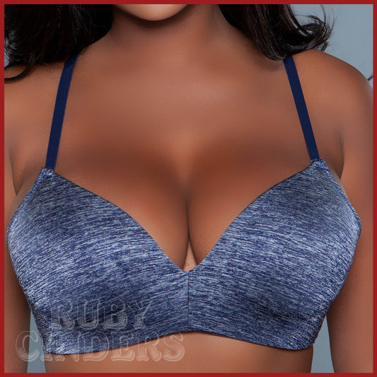 Be Wicked Miss Me Bra - Blue - CLEARANCE