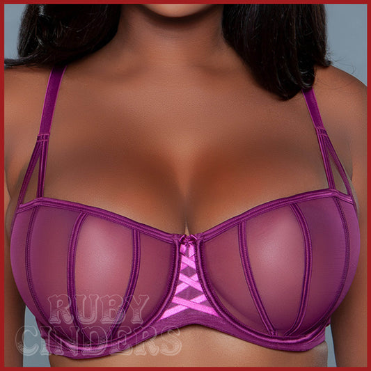 Be Wicked Sabrina Bra -Purple - CLEARANCE