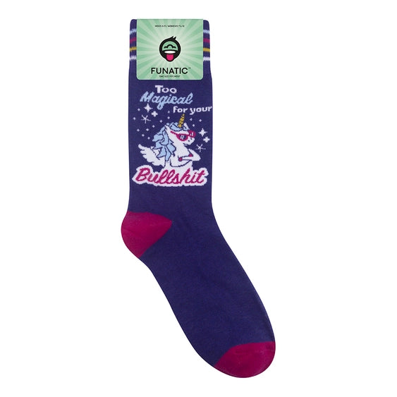 Funatic Too Magical For Your Bull$hit Socks - Unisex One Size