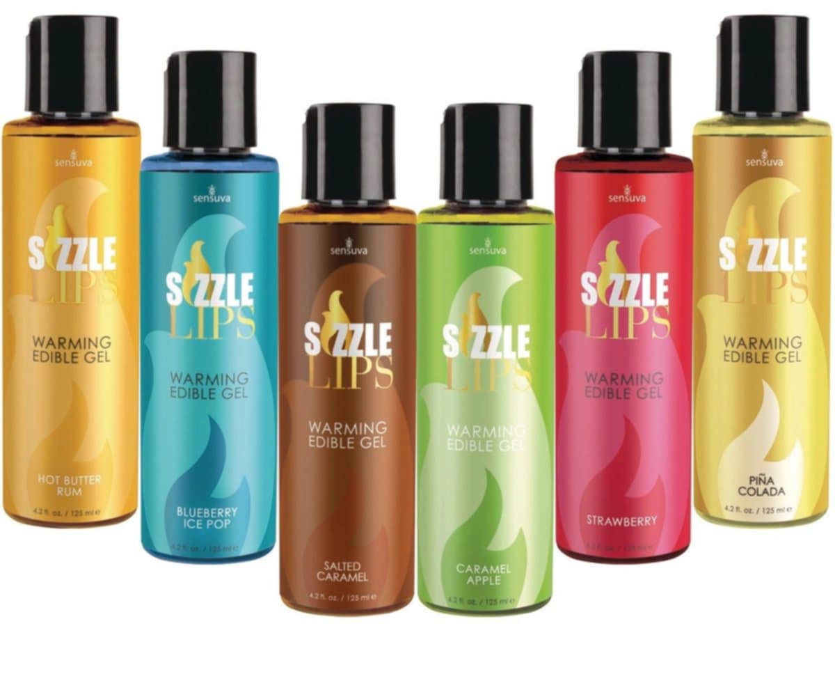 Sensuva Sizzle Lips Edible Warming Massage Gel - 4.2floz Pick Your Flavor