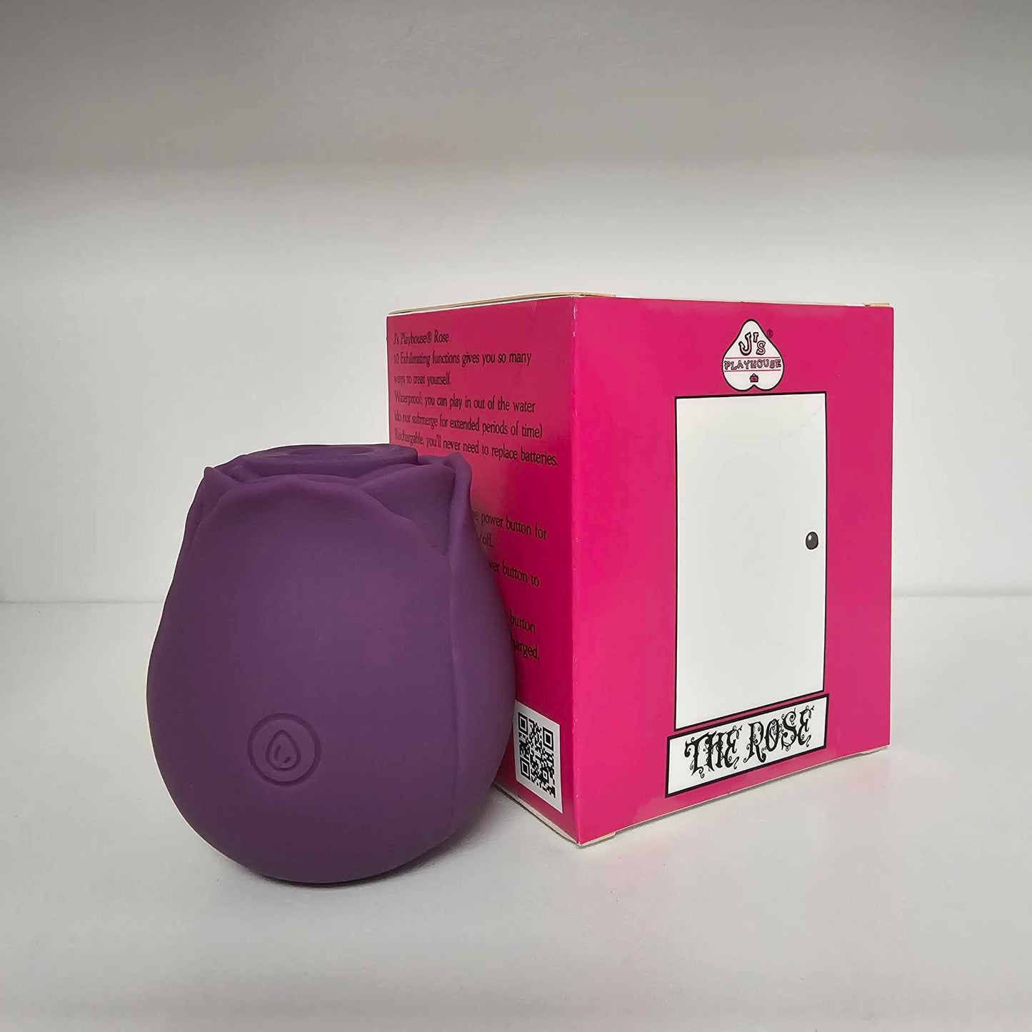 J's Playhouse® The Rose Air-Pulse Silicone Stimulator - Pick Your Color