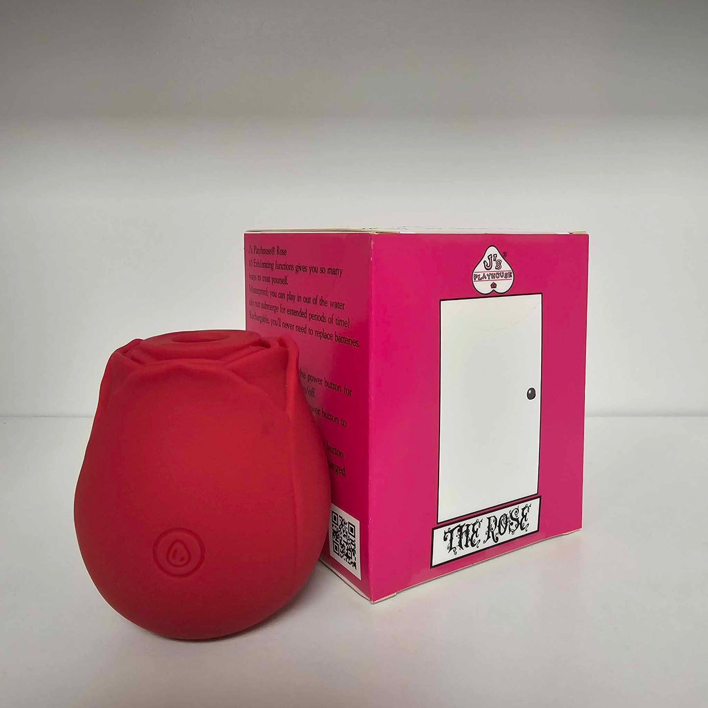 J's Playhouse® The Rose Air-Pulse Silicone Stimulator - Pick Your Color