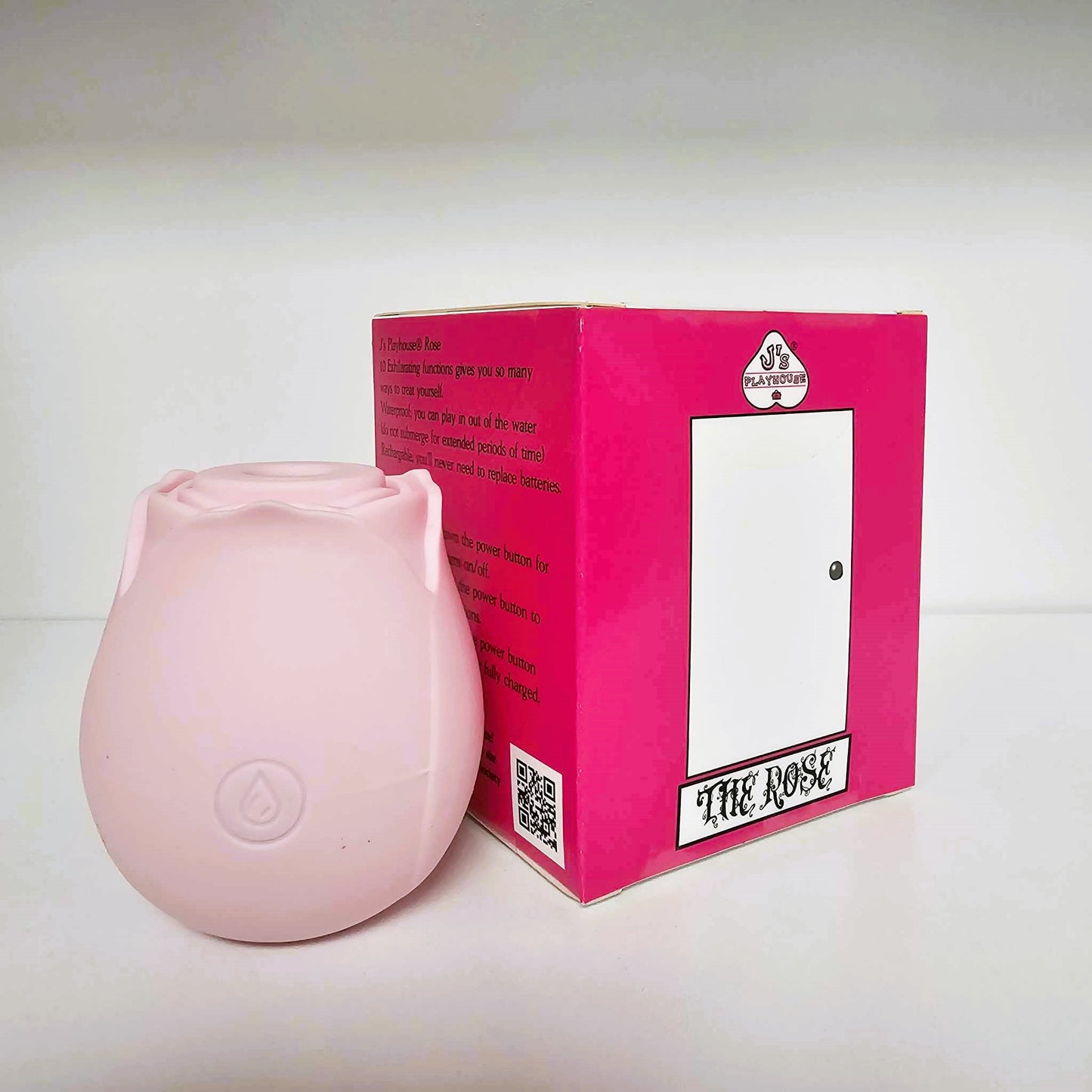 J's Playhouse® The Rose Air-Pulse Silicone Stimulator - Pick Your Color