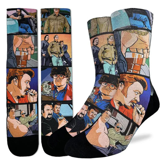 Good Luck Sock Trailer Park Boys Socks Comic Strip