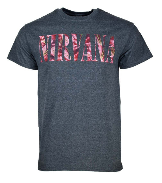 Nirvana Floral Letters T-Shirt - Asst. Sizes CLEARANCE