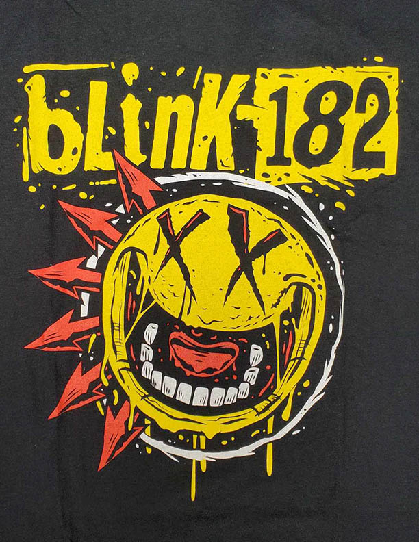 Blink 182 Smiley Face T-Shirt  - Asst. Sizes