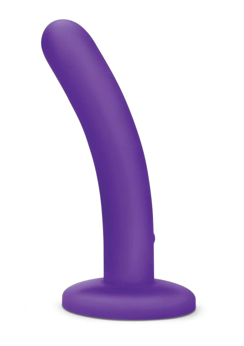 WhipSmart Rechargeable Silicone Slimline Dildo 5in - Pick Your Color