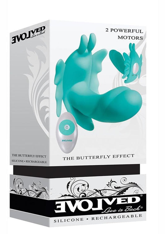 Evolved The Butterfly Effect Remote Dual Stimulator - Teal