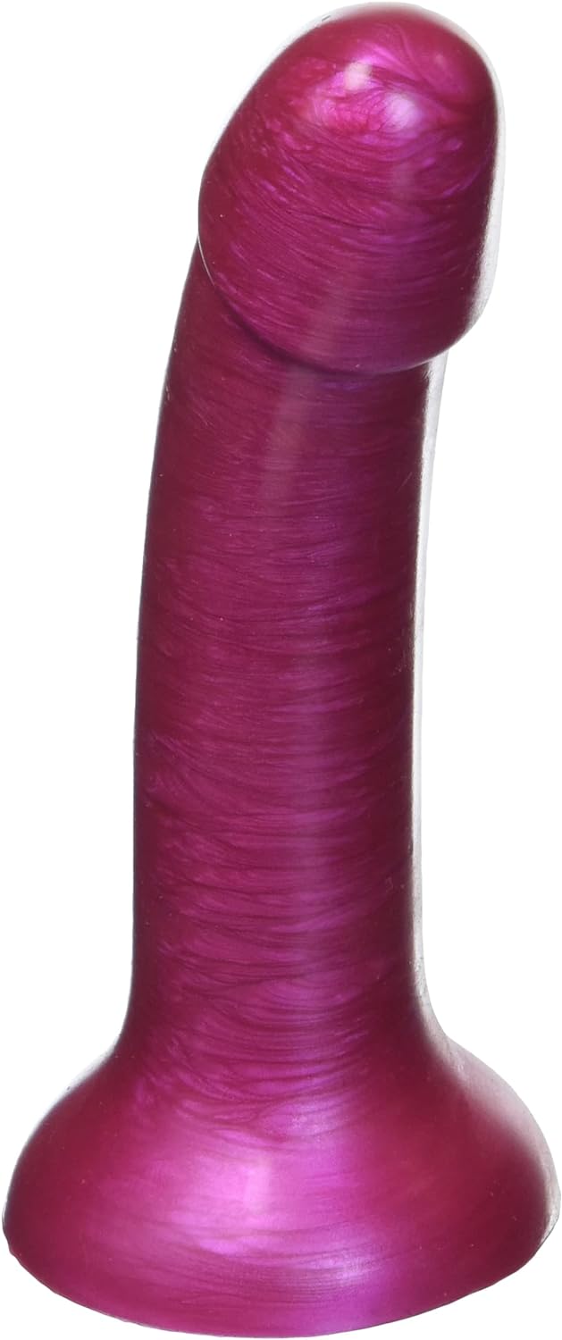 XR Brands Strap U G-Tastic Metallic Silicone Dildo 7in - Pick Your Color