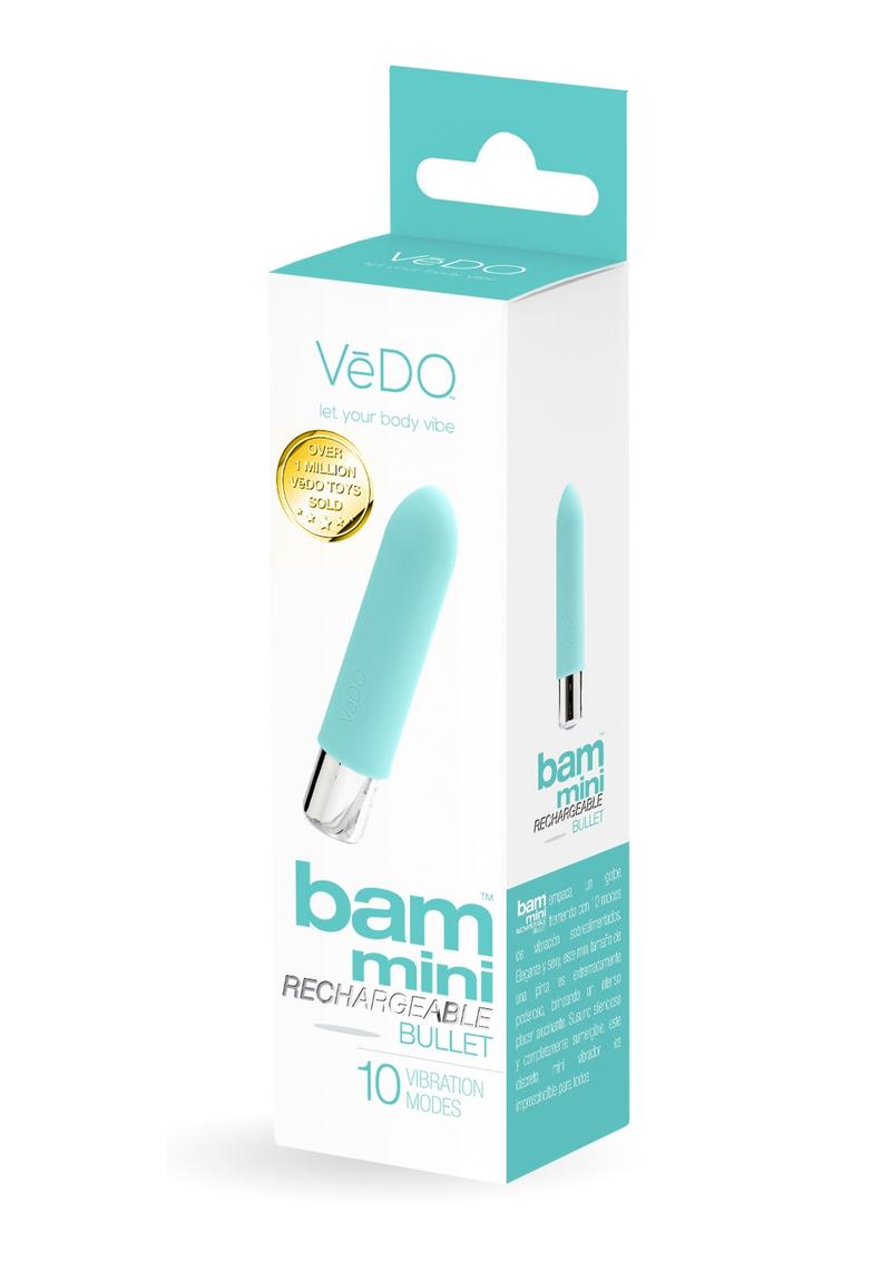 VeDO Bam Mini Rechargeable Silicone Bullet - Pick Your Color