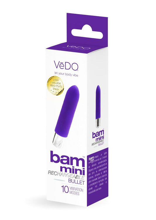 VeDO Bam Mini Rechargeable Silicone Bullet - Pick Your Color