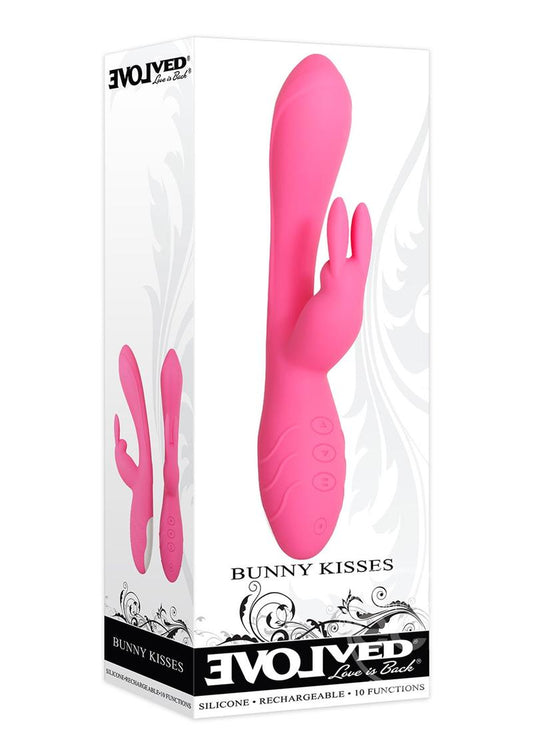 Evolved Novelties Bunny Kisses Rechargeable Silicone Rabbit Vibrator