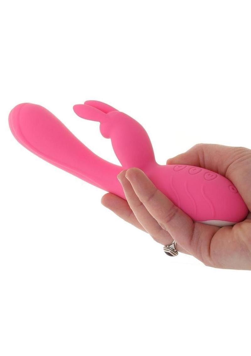 Evolved Novelties Bunny Kisses Rechargeable Silicone Rabbit Vibrator