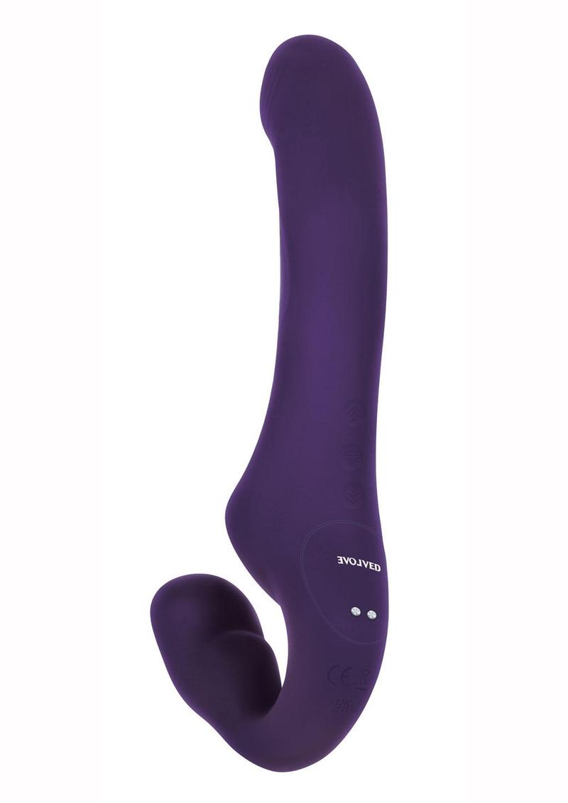 Evolved Novelties 2 Become 1 Strapless Strap On - Purple