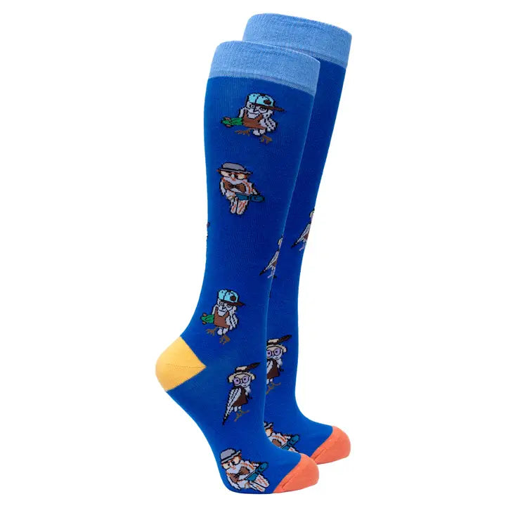 Socks N Socks Knee High Socks - Owls