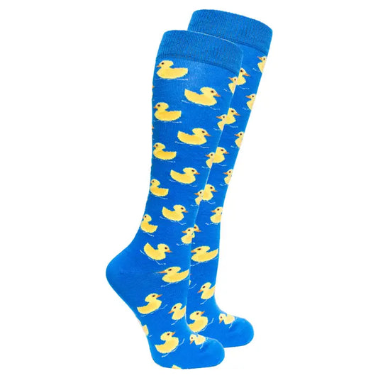 Socks N Socks Knee High Socks - Rubber Ducks
