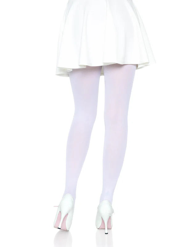 Leg Avenue Ari Nylon Tights 7300 - One Size - Black, White, or Grey