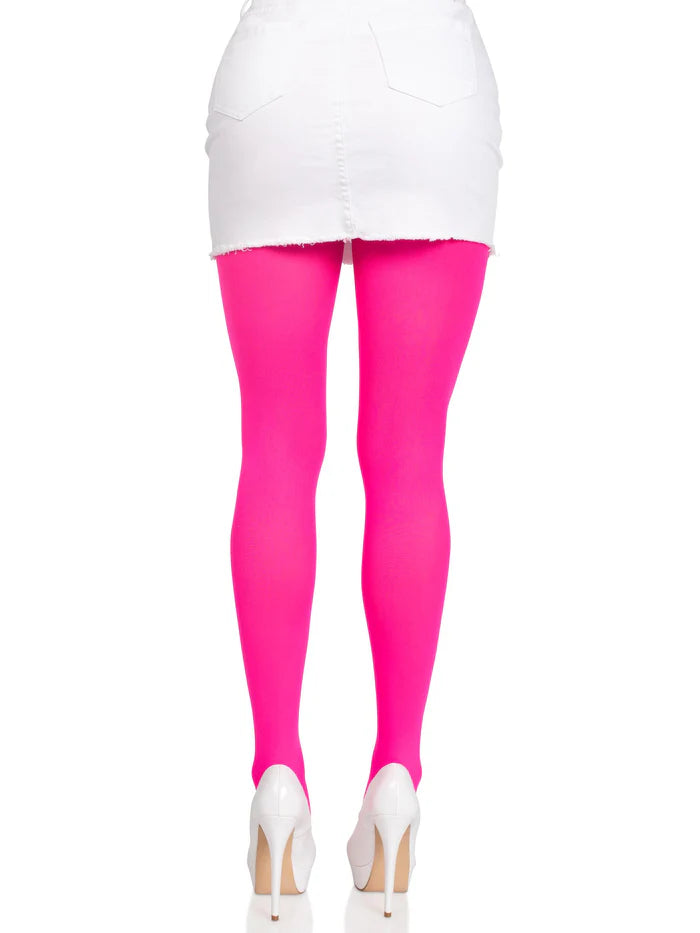 Leg Avenue Ari Nylon Tights 7300 - One Size - Pick Your Color