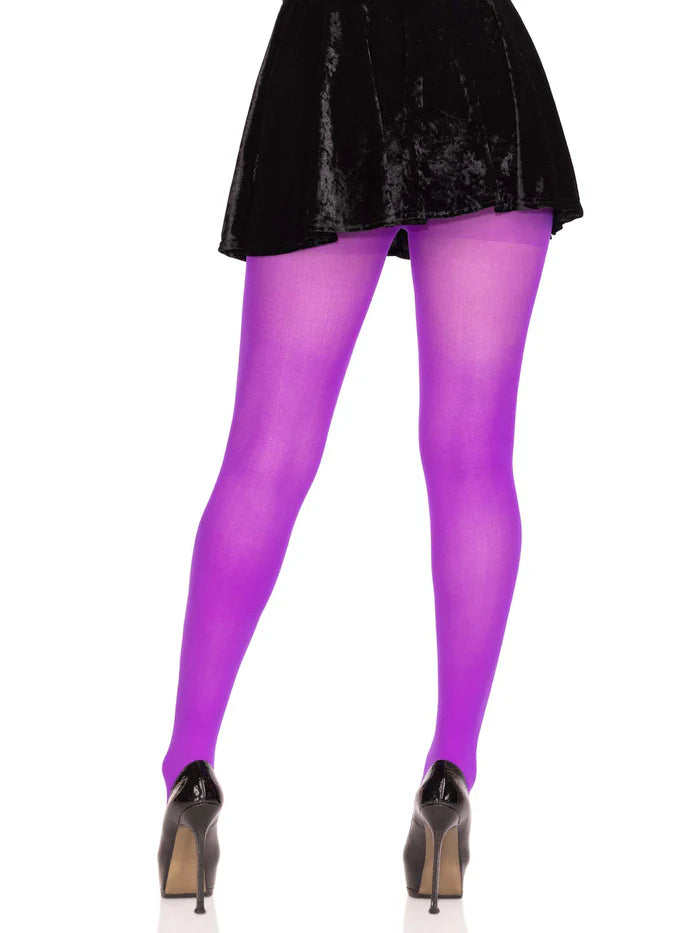 Leg Avenue Ari Nylon Tights 7300 - One Size - Pick Your Color